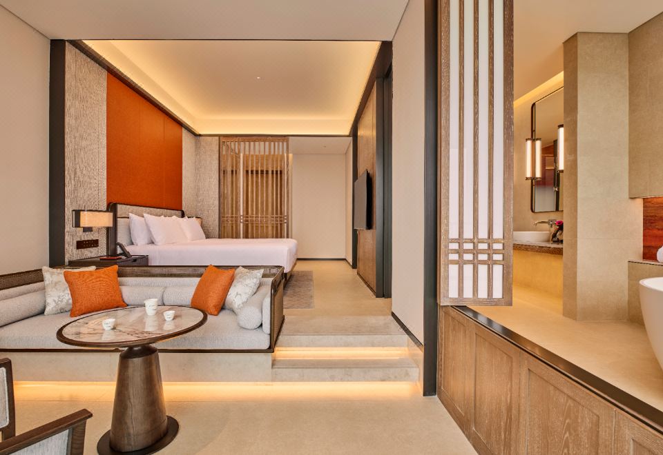 莳花观海轩（海景套房-大床）