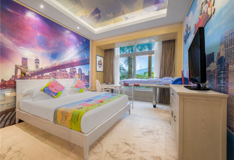 Bishuiwan Hot Spring ResortNew York Family Room - New York Urban Style & Airplane Bed Experience