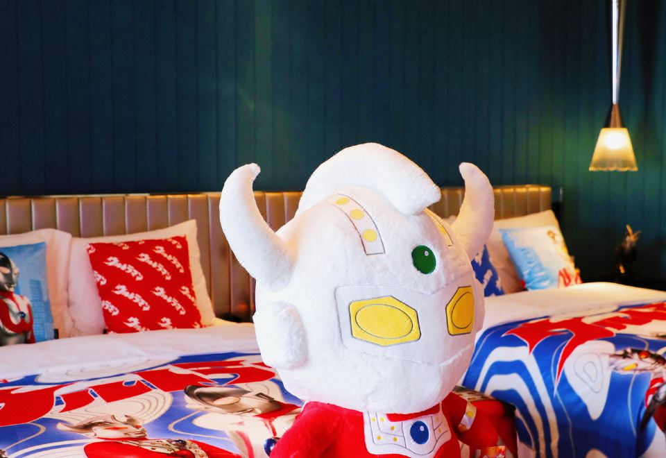 经典奥特曼亲子主题双床房