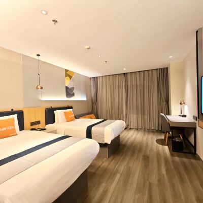 安心睡0壓雙床房（石墨烯床墊+0壓慢回彈記憶枕+舒適睡眠） 如家商旅酒店（佛山順德大良客運總站鳳城食都店）優惠