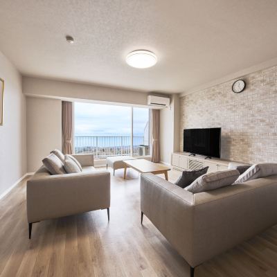 デラックススイート　オーシャンビュー 広さ100㎡ ヴィラージュ伊豆高原 クーポン