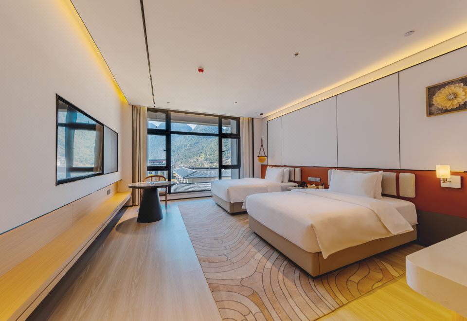 QINGLIAN VILLATwin Bed Room