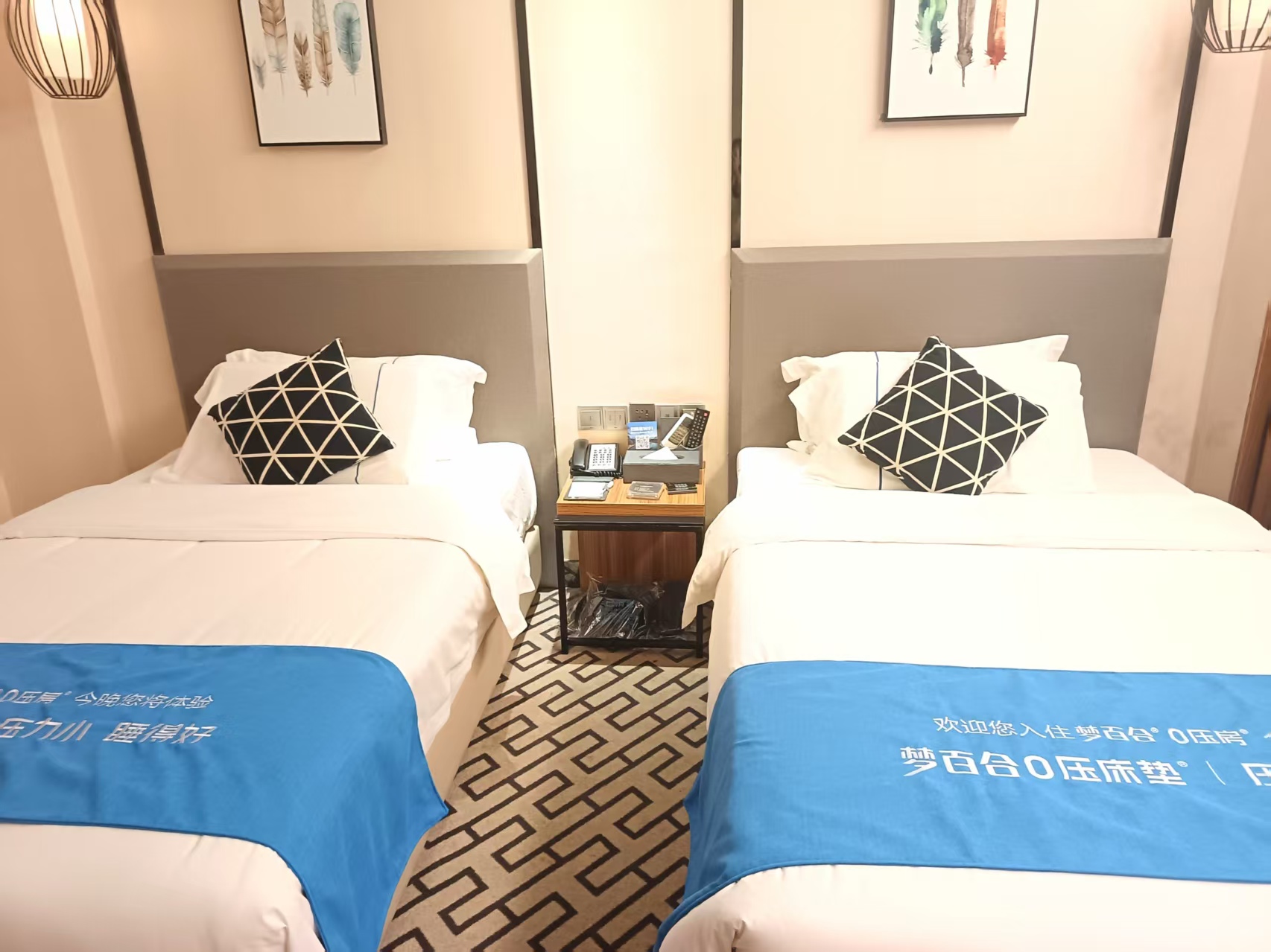 夢百合0壓-溫馨舒適雙床房