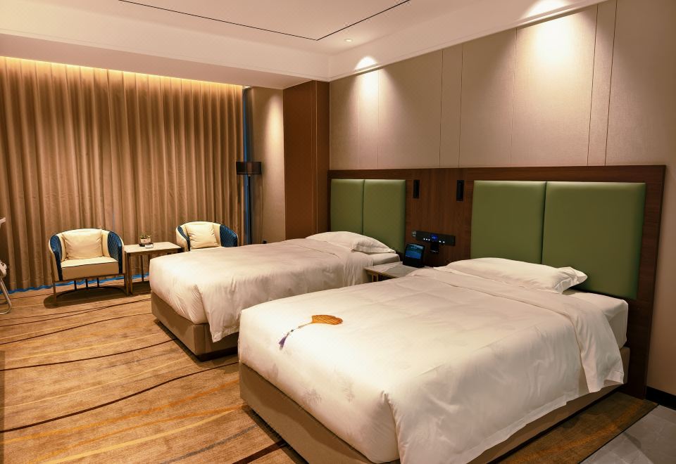 轻奢·智能温泉双床房（全屋智能+温泉私汤+零压床垫）