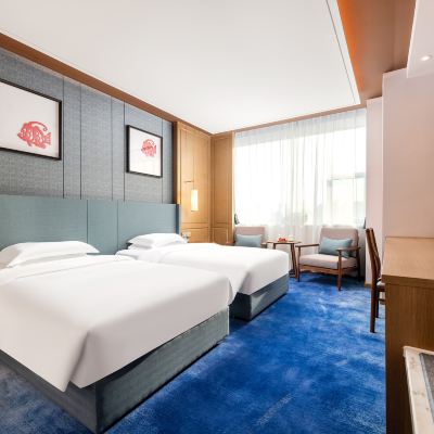 夢幻布魯維斯雙床房 鉑麗斯國際大飯店（威海高鐵站韓樂坊店）優惠