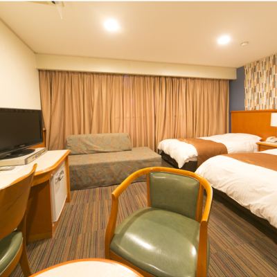 豪華雙床房（禁菸） 高松站前超級旅館優惠