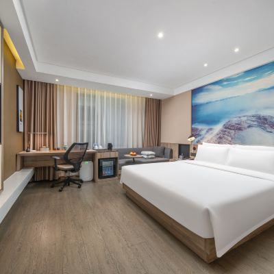 麗致大床房（小冰箱＋空氣凈化器+高速吹風機） 深圳南山科技園科苑路亞朵飯店優惠