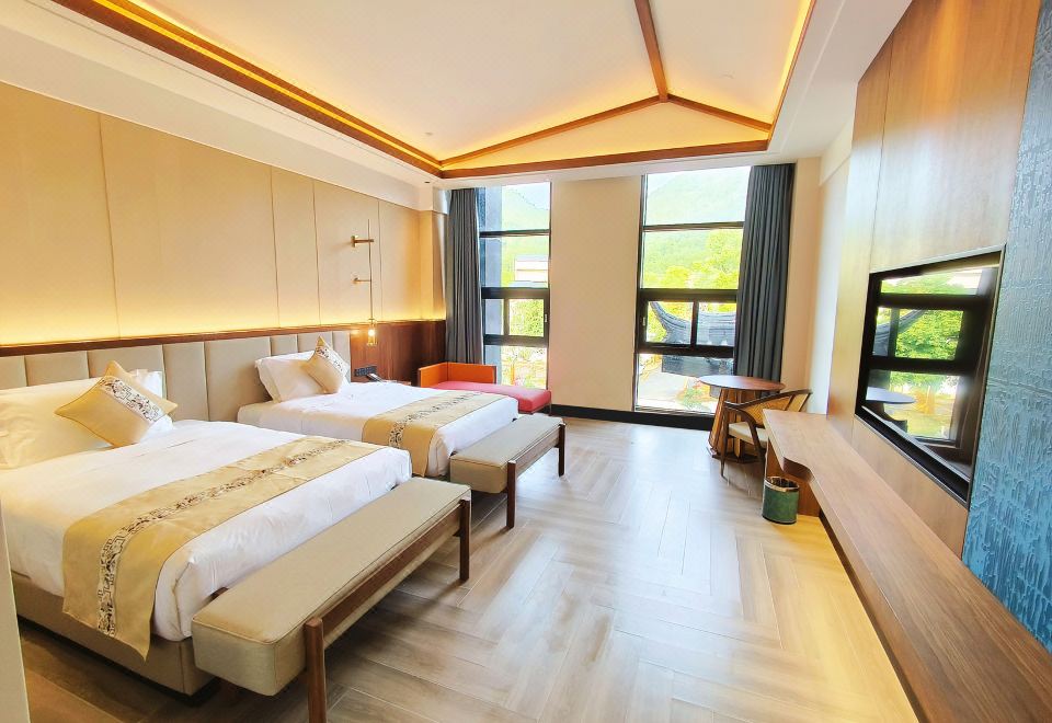 Wyndham Grand Plaza Royale Fengshun Hot Springs ResortHot Spring Room (2 Beds) (Soaking Tub)