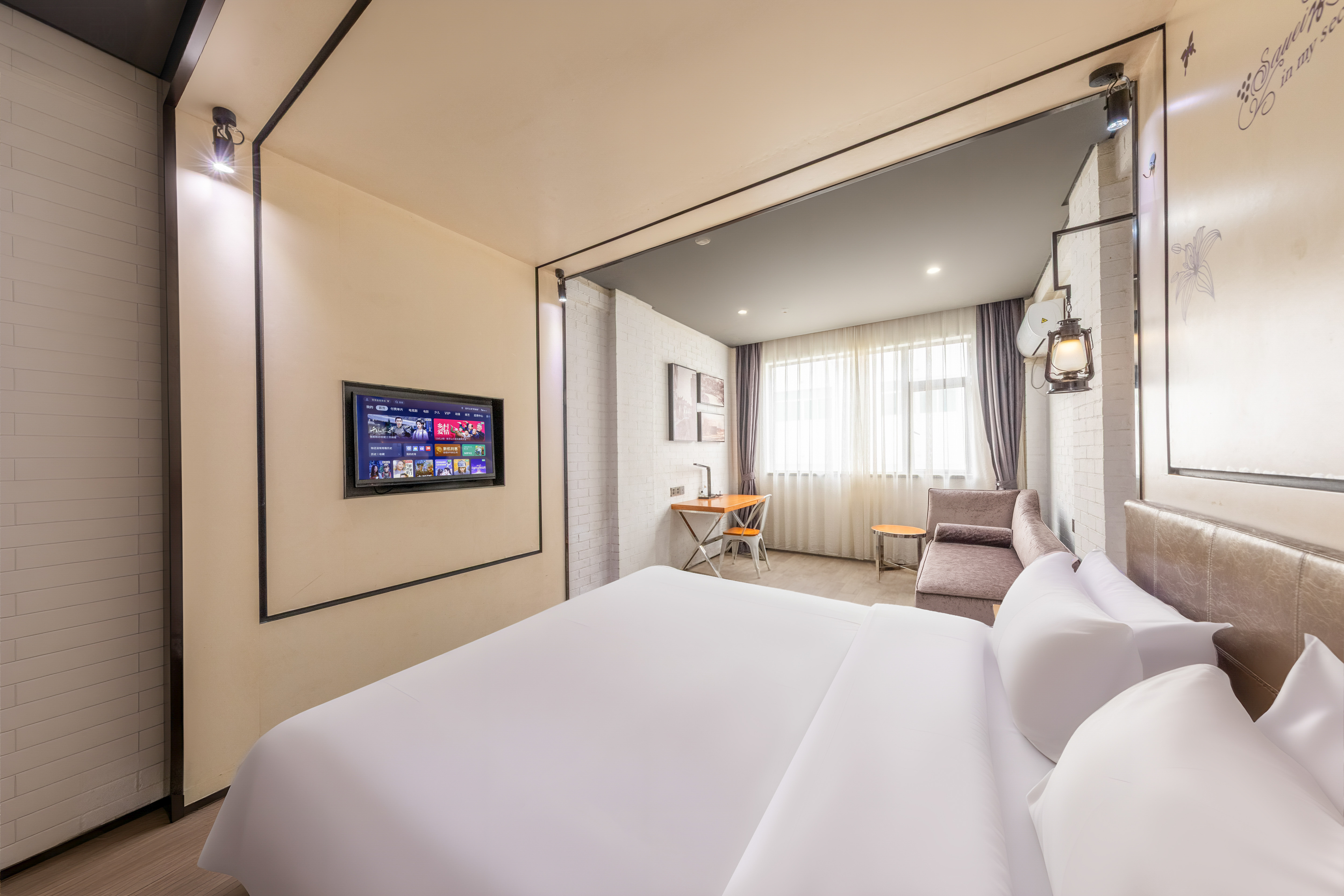 一房一厅豪华套房【舒适大会客区+静谧好眠】