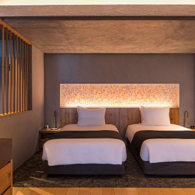 ツインルーム＜半露天風呂付＞1・2階 ガレリア御堂原 クーポン