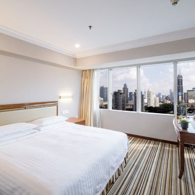 國學文化大床房 上海新錦江大飯店優惠