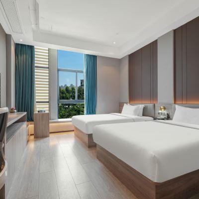 零壓尊享加寬雙床房「智能馬桶+超靜音冰箱」 廈門瑞麗飯店（滙景廣場翔安區政府店）優惠