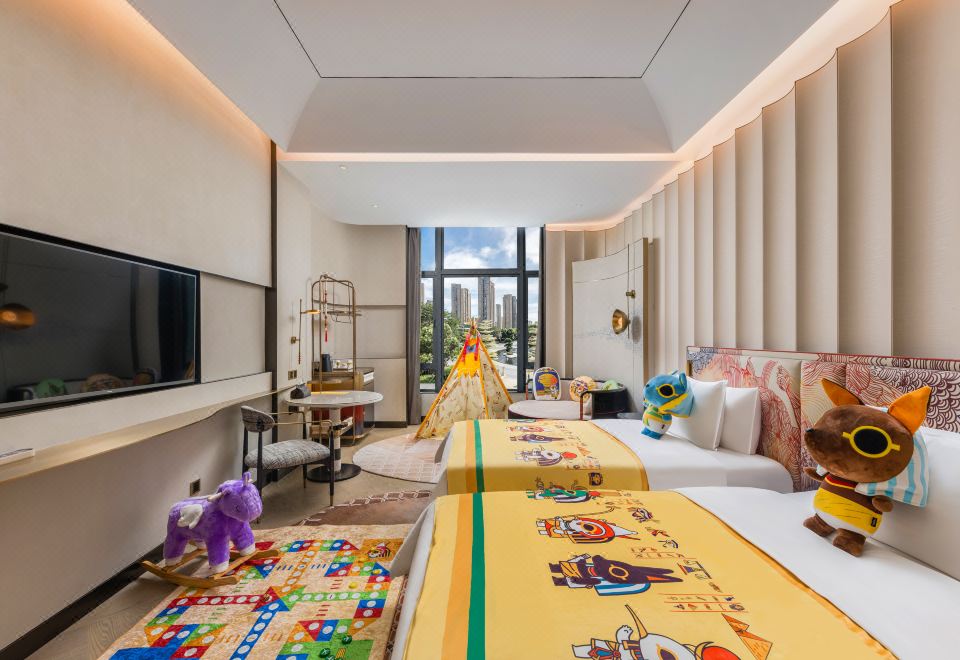 Hotel Indigo Xiamen HaicangEgypt Mythology Family Twin Room - Tent Childlike Round Bathtub