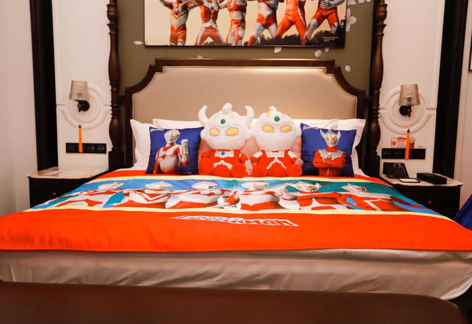 豪華奧特曼主題大床房