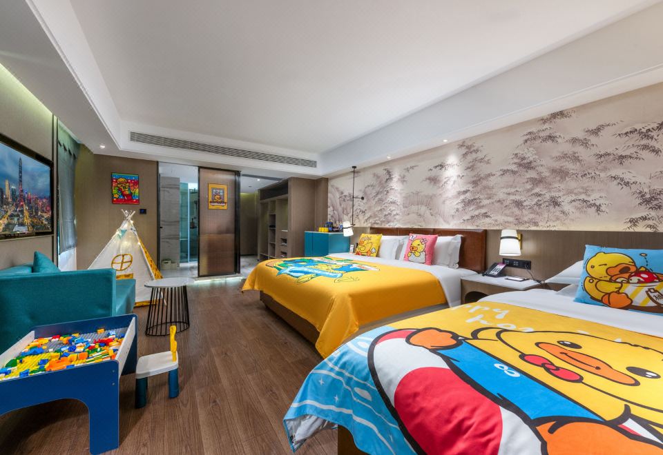 小黄鸭亲子双床套房（亲子之选+温馨布置）