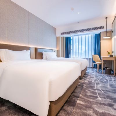 躺平舒睡雙床房|享高層愜意景觀|獨享靜謐時光| 美豪酒店（深圳羅湖筍崗中心店）優惠