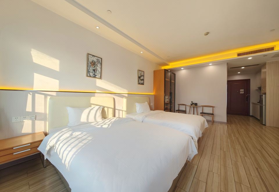 公馆双床客房-洗衣机+商务办公桌+高速吹风机