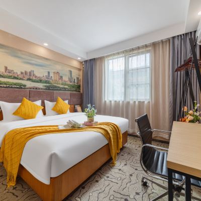 雅緻大床房【護頸蕎麥枕+助眠舒適枕】 非繁城品酒店·惠州惠東紅嶺大道店優惠