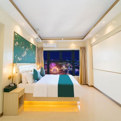 至尊投影雙大床套房 希爾公寓（廣州花都融創文旅城店）優惠