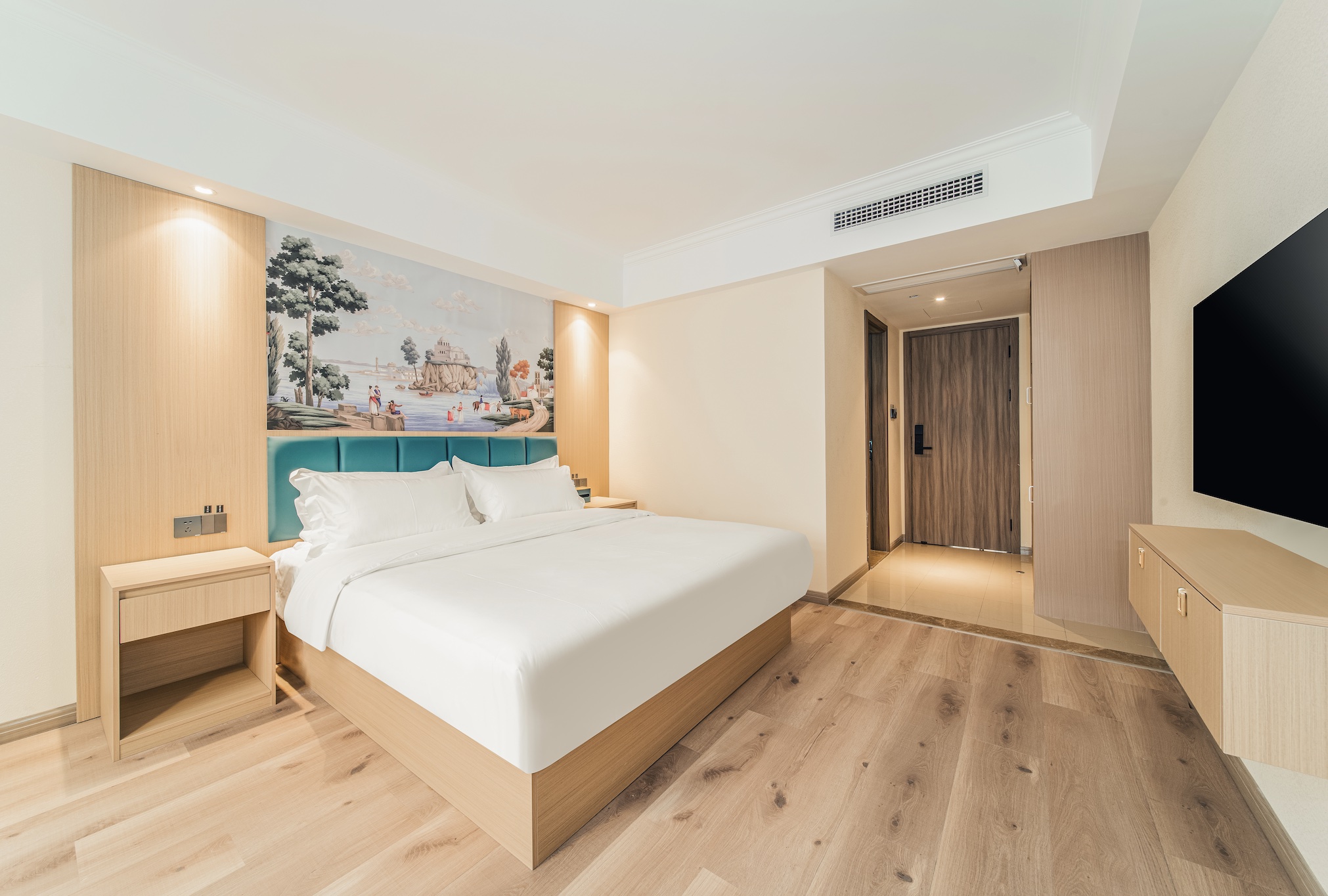 温馨大床房「喜临门高级床垫」