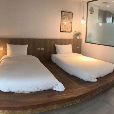 基礎雙床房（205） 屏東灣稻旅居優惠