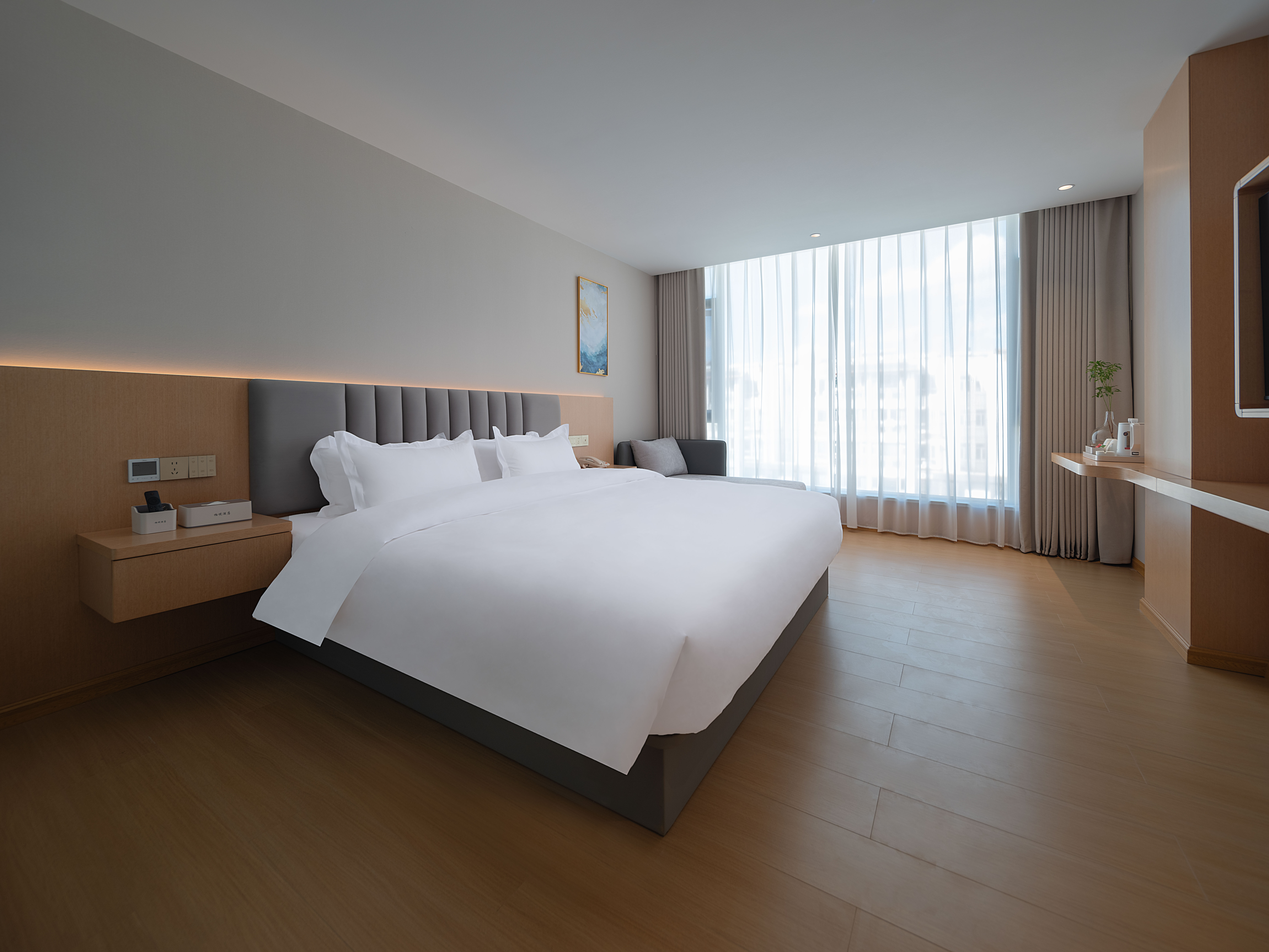 舒适大床房（全屋智能+空调+羽绒被+智能马桶）