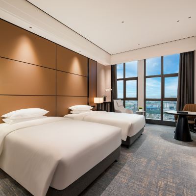 雅奢·雅逸雙床房（舒眠深睡忱+天然裸棉床品+落地窗） 沃爾頓國際飯店（贛州西站店）優惠