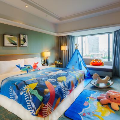 青香閣尊享親子大床房 青島香格里拉大酒店優惠