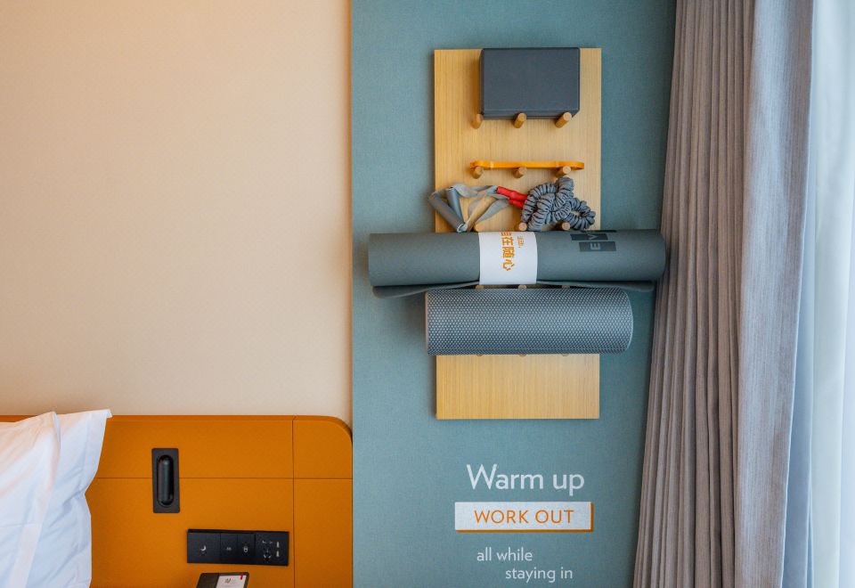 古运河豪华运河景双床房（眺望城市及运河景观,房内健身角畅玩）