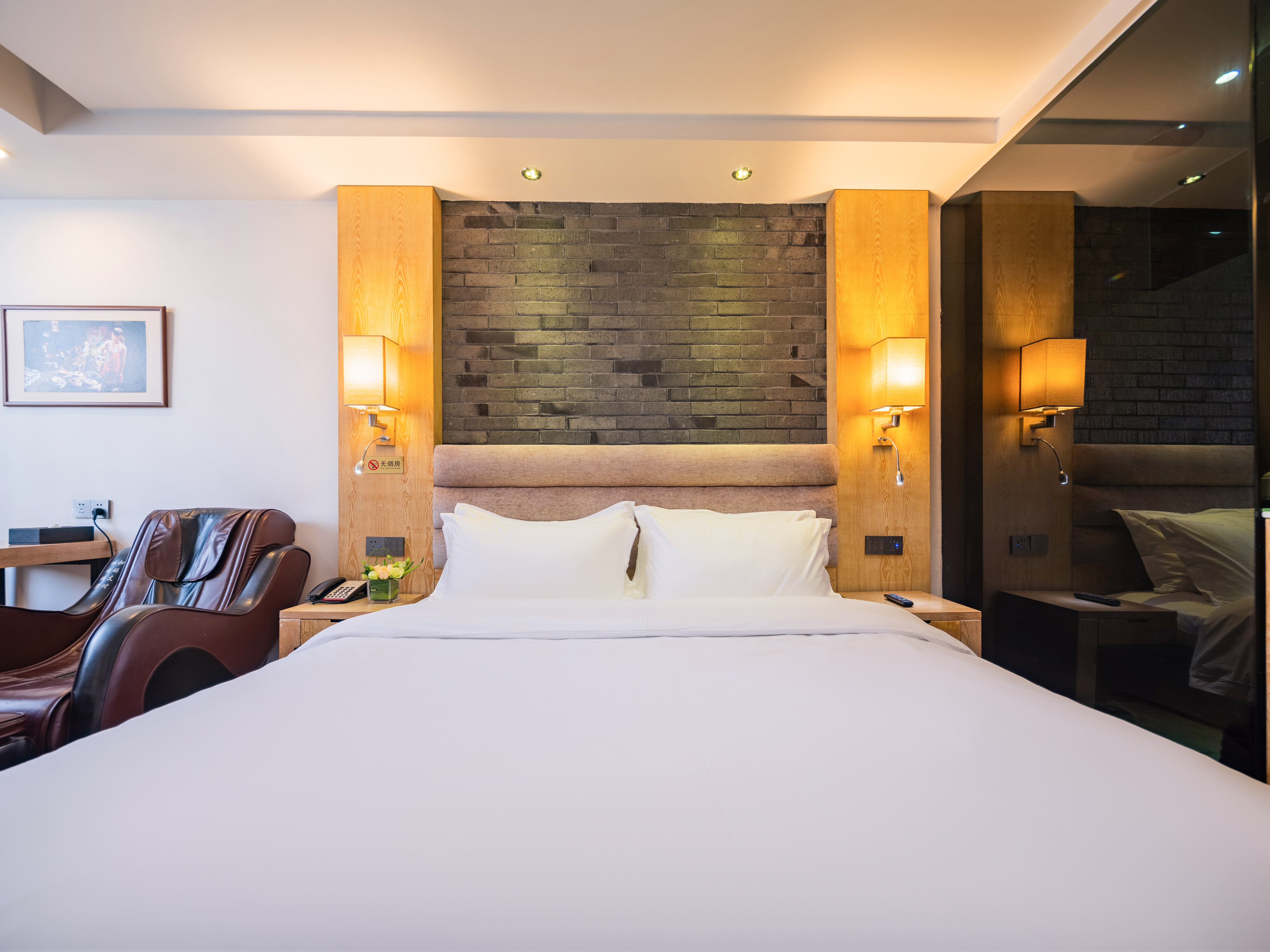 雅致·静雅大床房（静谧舒适+雨淋顶喷+乾湿分离）