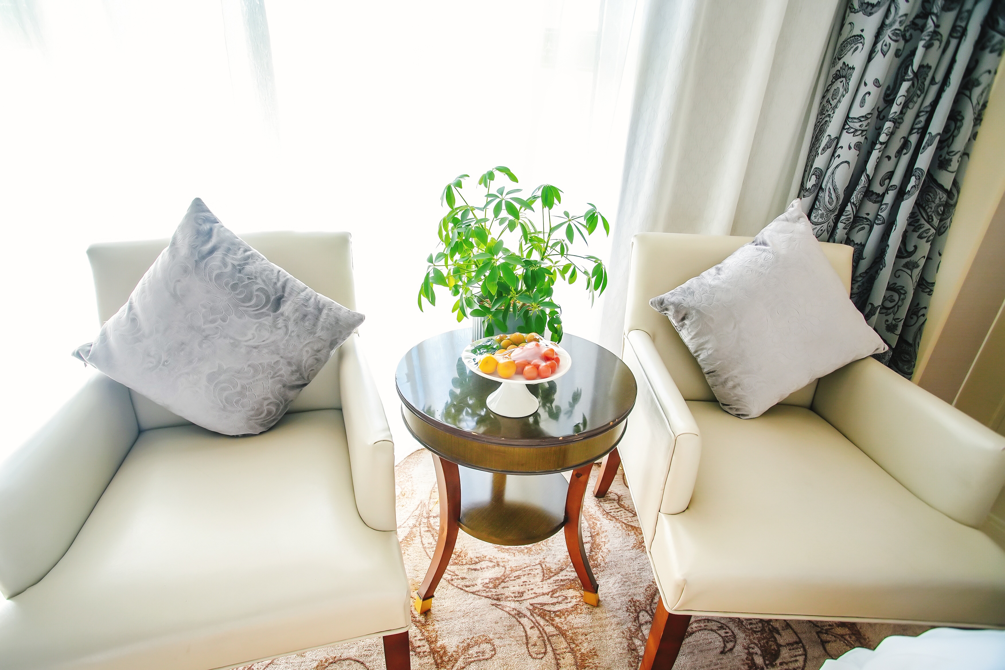 阳光高级双床房（液晶电视+独立书桌+落地窗）