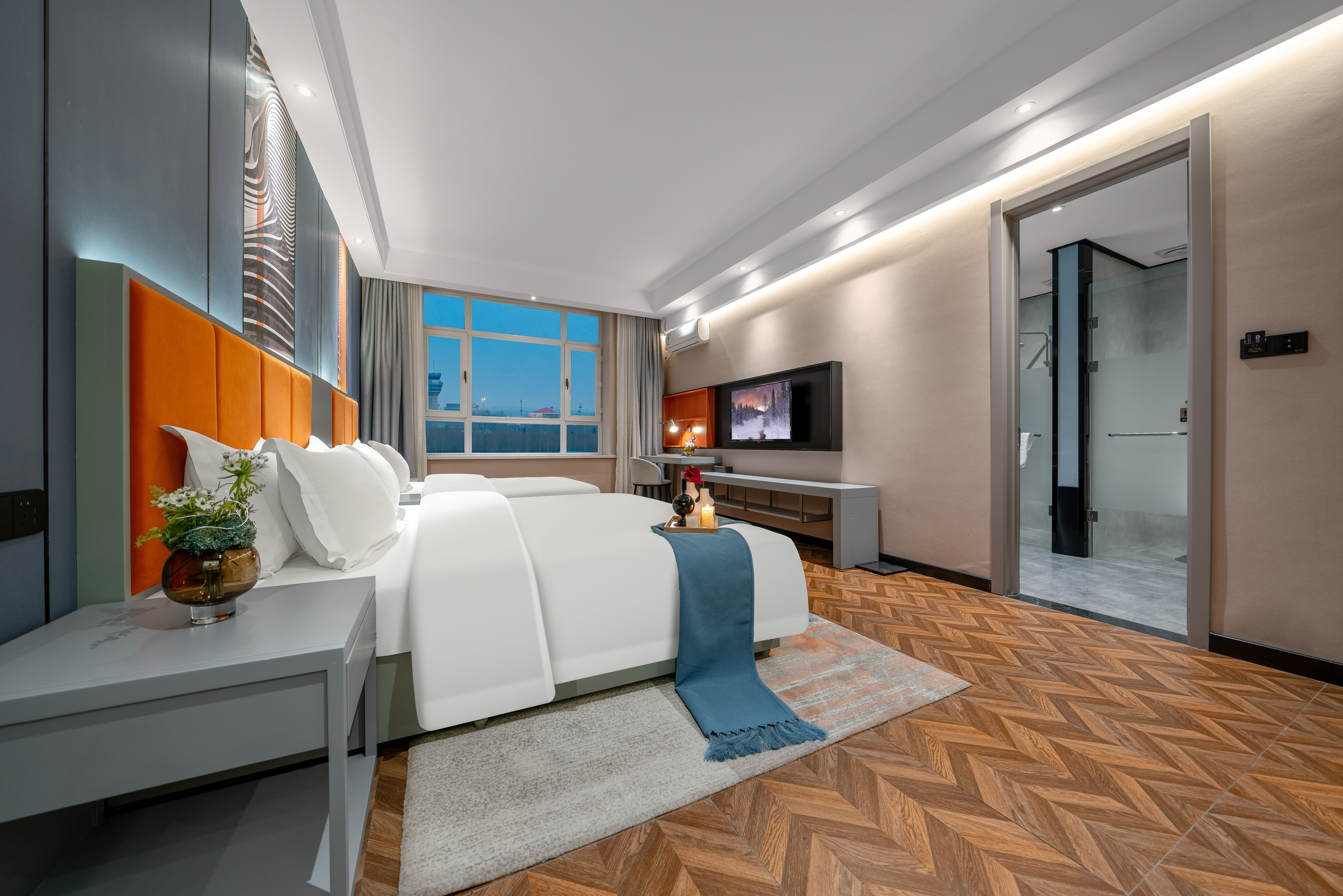 轻奢超大家庭双床房【智能马桶+腿足按摩器+乾湿分离】