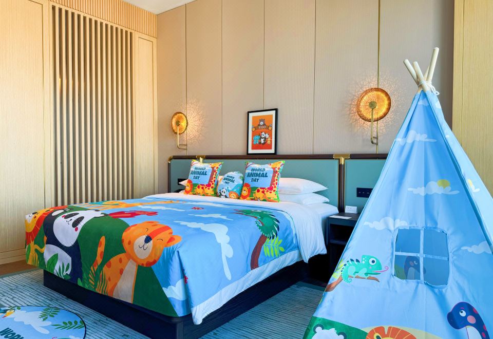 動物世界小童主題房（大床）
