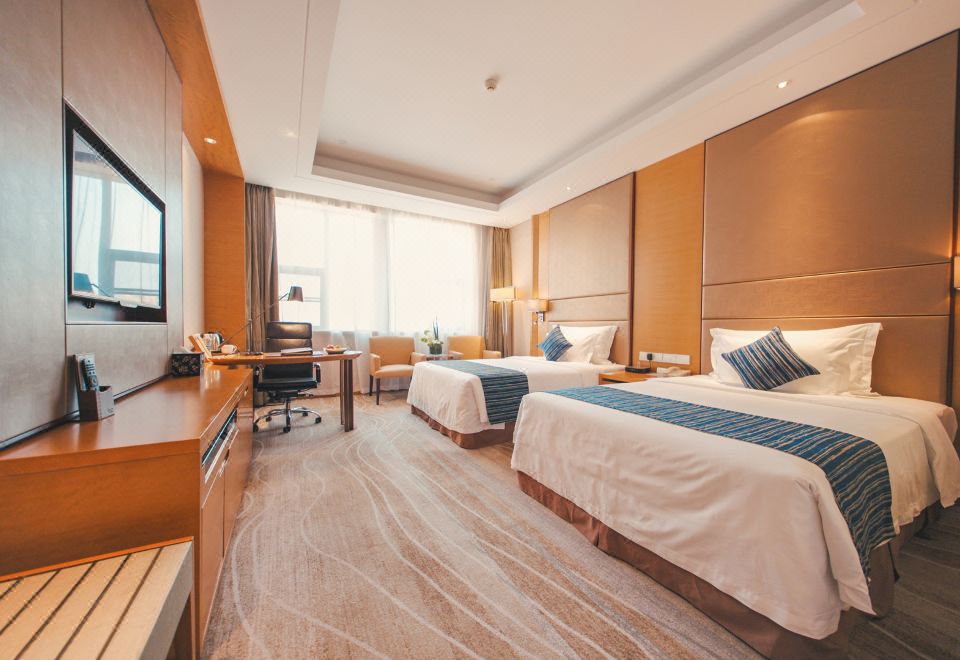 豪华双床房【城景漫窗+咫尺通衢】