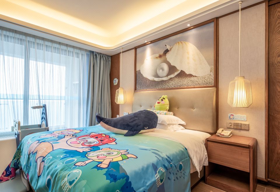 酷芽猪猪侠海景家庭房（子母床）