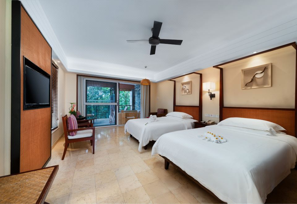 Narada Resort & Spa Qixian MountRainforest Family Villa(Hot Spring Access+Outdoor Terrace)