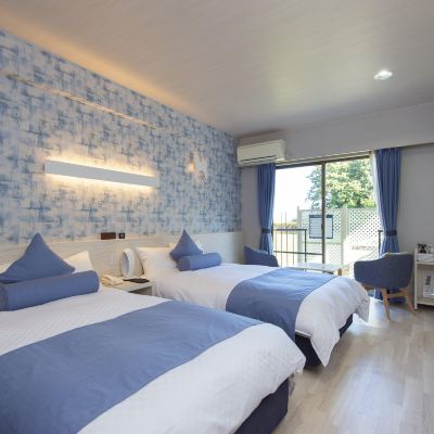 【ドッグラン直結】スタンダードツイン Wan's Resort 城ヶ崎海岸 クーポン