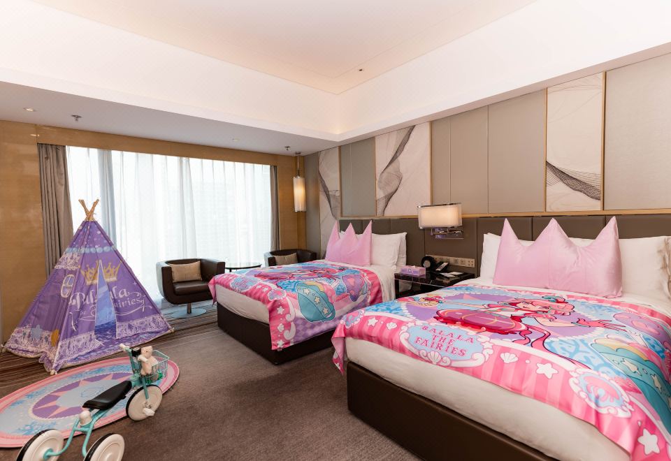 酷芽巴啦啦小魔仙公主主題雙床房