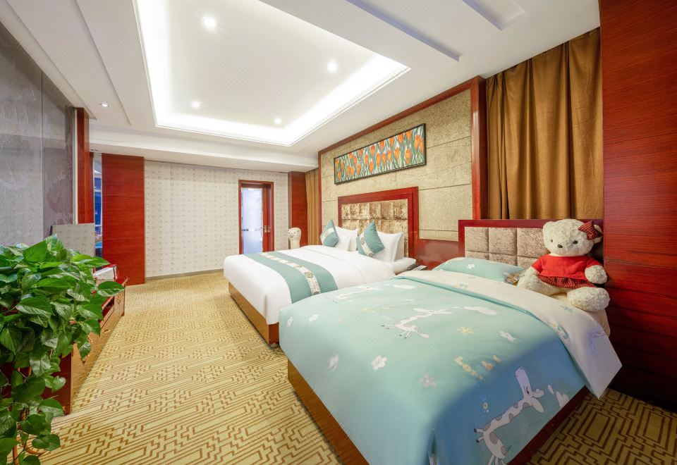 家庭套房（慕思乳胶床垫+智能静音加湿器+中央空调）