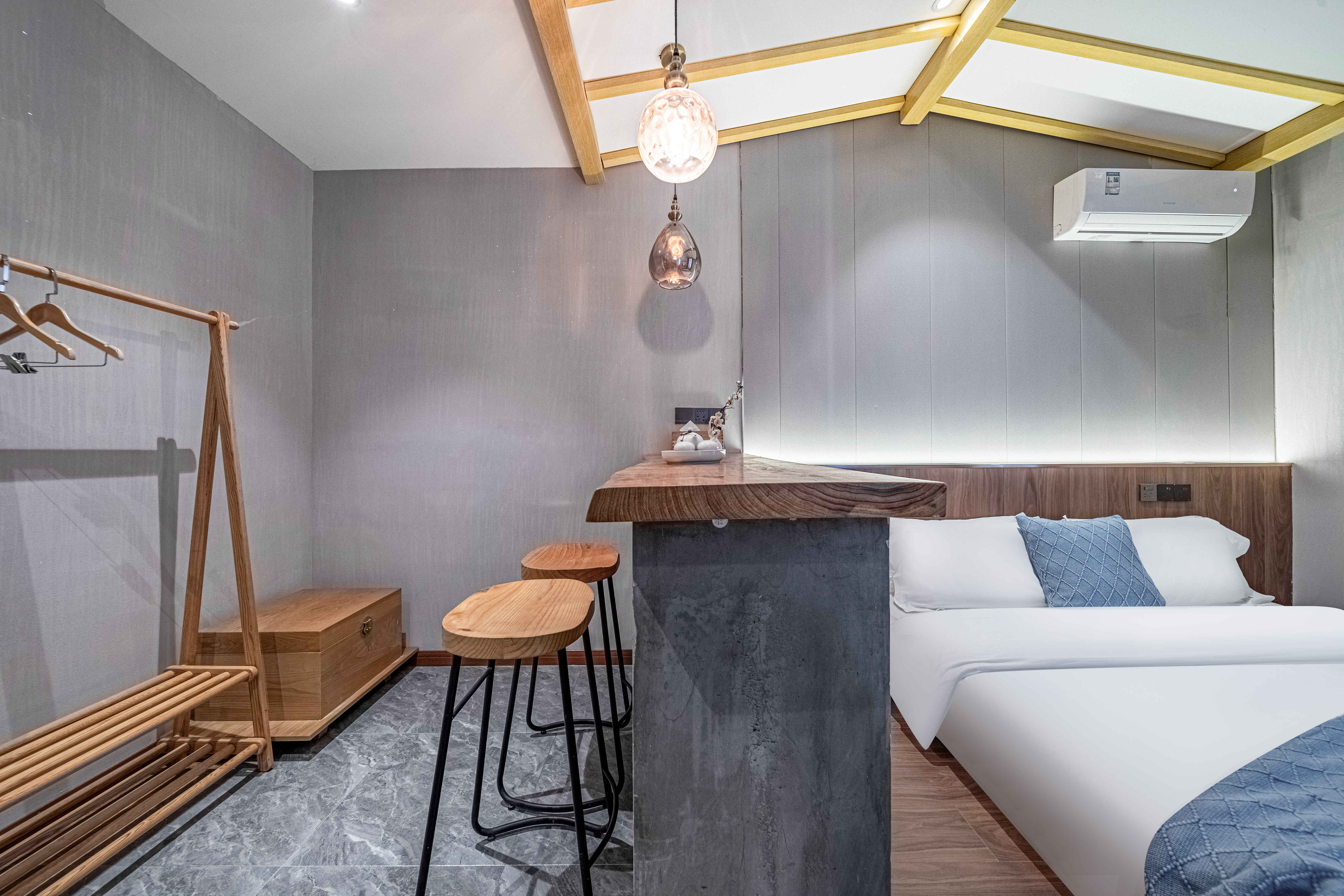 月白沉香·榻榻米房【舒睡好眠+雅致静逸】