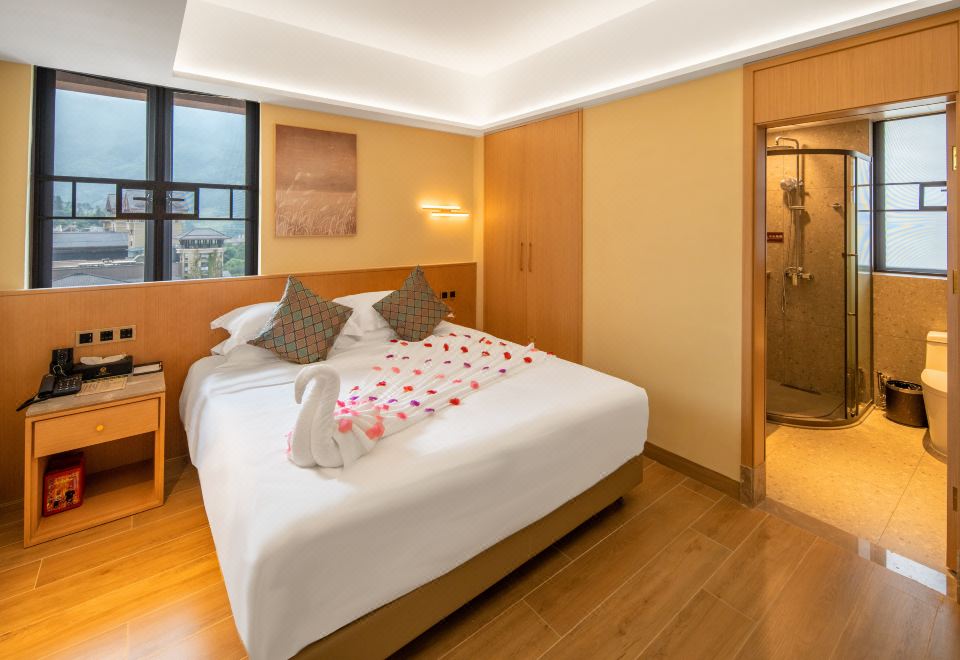 悦泉居两房一厅温泉套房I独立泡池