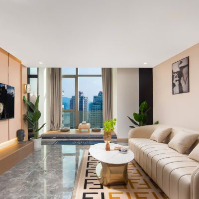 『半島城景』LOFT·全景榻榻米套房丨100寸IMAX 重慶歐辰高空江景酒店優惠