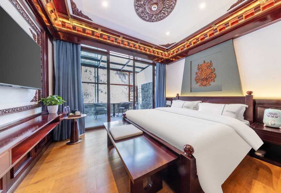 Meiduo Courtyard Double Bed Room (Oxygen Diffusion + Whole House Floor Heating + Humidifier)