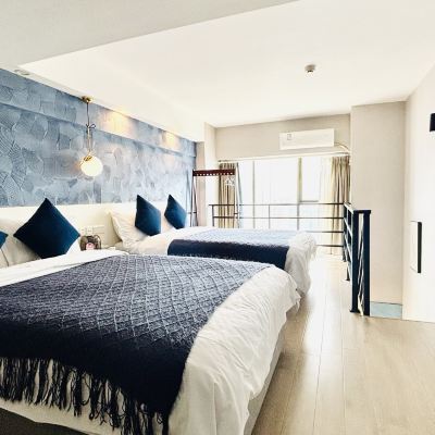 雲隱·loft舒適雙床房【投屏電視+洗衣機+高空城景】 墨景飯店（重慶觀音橋店）優惠