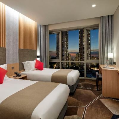 디럭스 트윈룸 ★외부 주차 전용★ 스타즈 호텔 프리미어 동탄 쿠폰