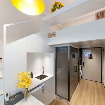 LOFT臻選大床房（複式+洗衣機+冰箱） 璞影巨幕飯店（廈門湖裡萬達店）優惠