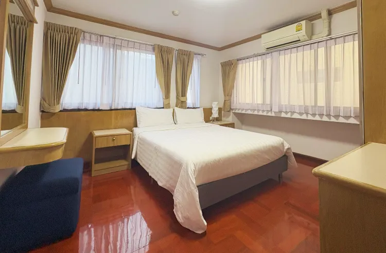 ห้องพักสำหรับครอบครัว 2 ห้องนอน 1 ห้องนั่งเล่น