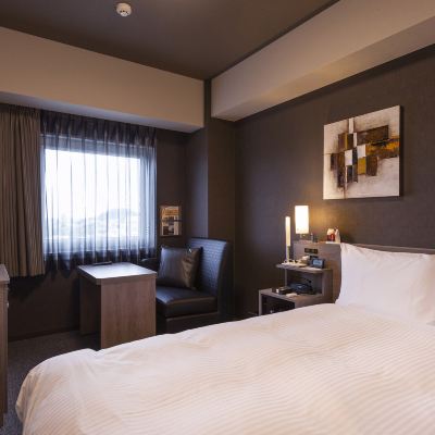 舒適小型雙人床房 露櫻飯店 米子優惠