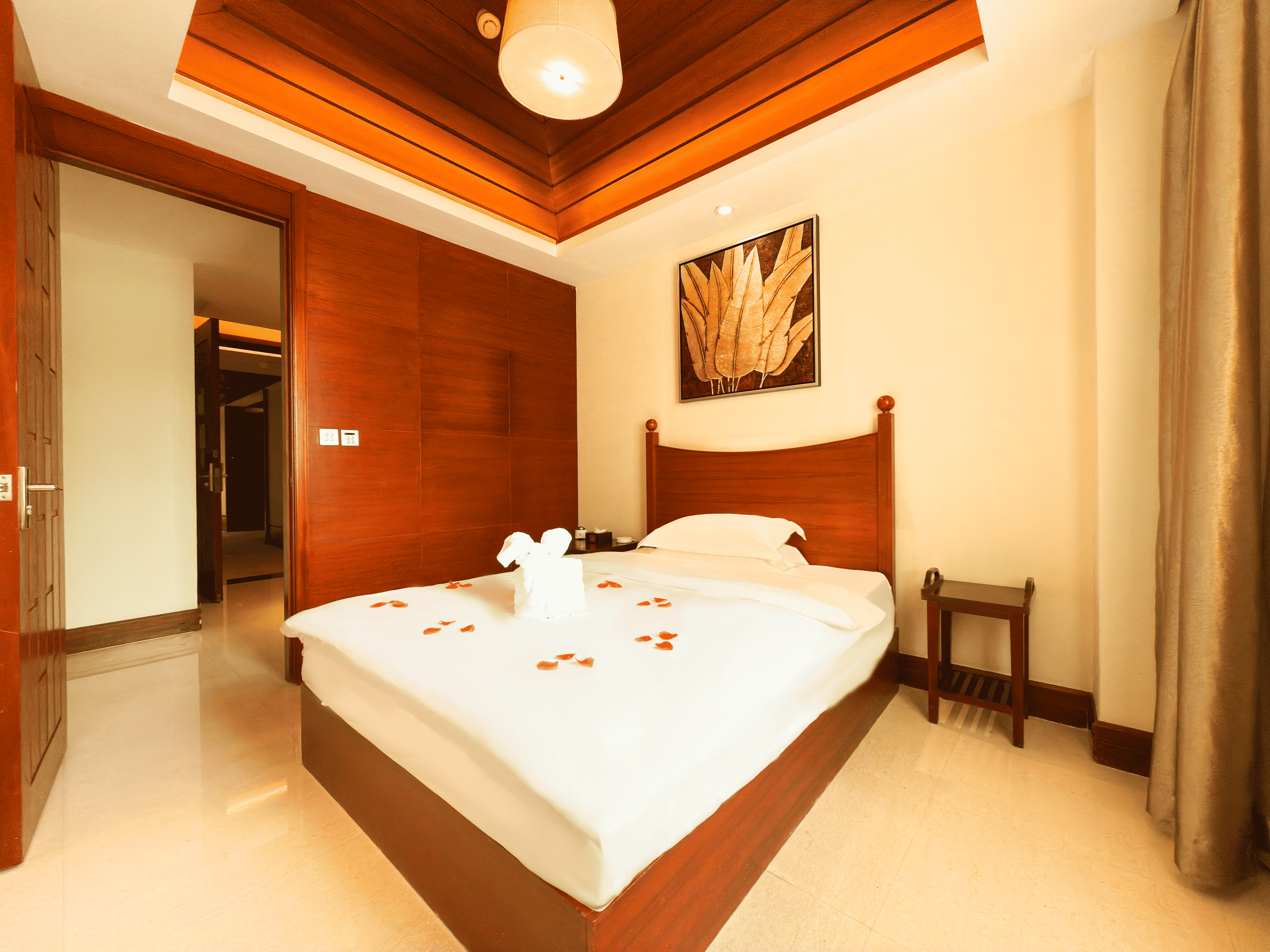 温泉双卧室高级套房（温泉水+观景大阳台）