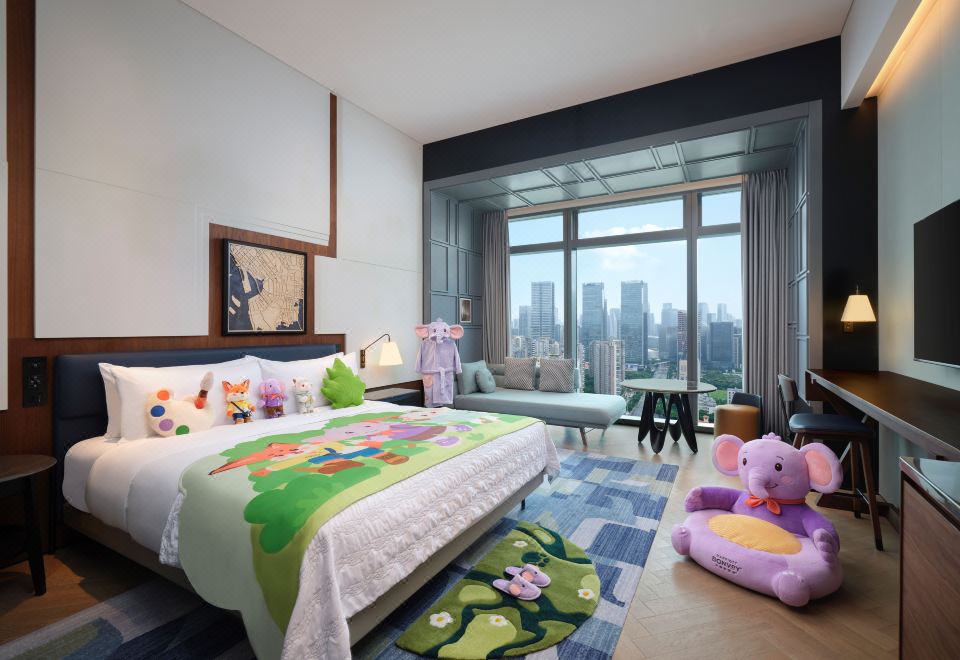 诺亚的丛林探险主题亲子房